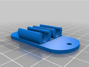 straw clip holder kitchen organizer 3d print model - Mito3D