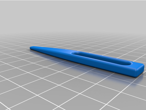 toothbrush rug needle rag tool 3d print model - Mito3D