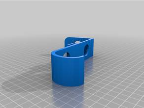 guantera titular copa curvas soporte 3d print model - Mito3D