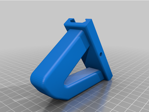 simple airsoft foregrip pre-adjustable accesories angled sandiego3dprinting 3d print model - Mito3D