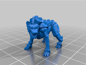 enforcer perro robot adeptus arbites capataces necromunda 3d print model - Mito3D