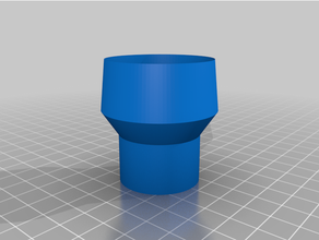 customized parametric hose pipe adapter 3d print model - Mito3D