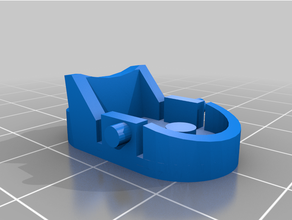 dyson dc08 tubo captura clip replacementpart 3d print model - Mito3D