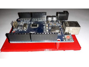 arduino uno case support 3d print model - Mito3D