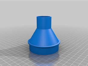 absaugschlauchadapter 64 32 customized 3d print model - Mito3D