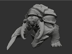 umber hulk - d&d miniature 28mm creature dnd dungeons dragons gaming monster roleplaying tabletop wargaming 3d print model - Mito3D