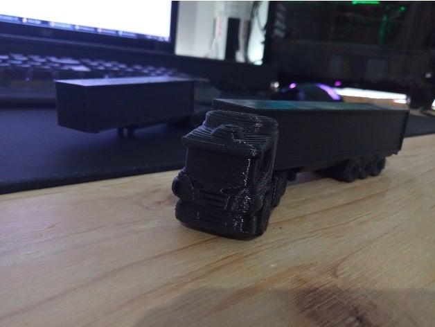 scania reboques caminhão 3D print model - Mito3D