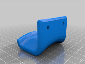 backpack long hook wall screws 3d print model - Mito3D