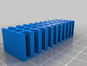 customized hex shank bit holder - parametric 4 10 3d print model - Mito3D