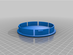 hiace customized wheel cap toyota+ 4 smaller dome 3d print model - Mito3D