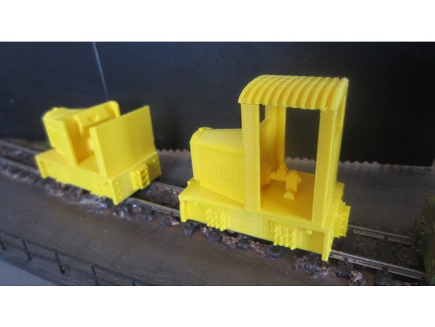 gaz loco drôle nom on30 165 moteur amusant train locomotive jours oldtimer modèle trains échelle chemin fer commutateur switcher vintage 3D print model - Mito3D