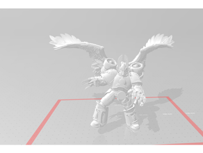 anjos caídos daemon príncipe 3d print model - Mito3D
