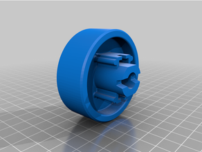mano ruota husqvarna macchina per cucire 3d print model - Mito3D