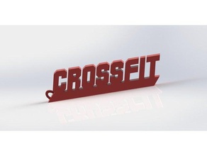 crossfit trousseau llavero 3d print model - Mito3D