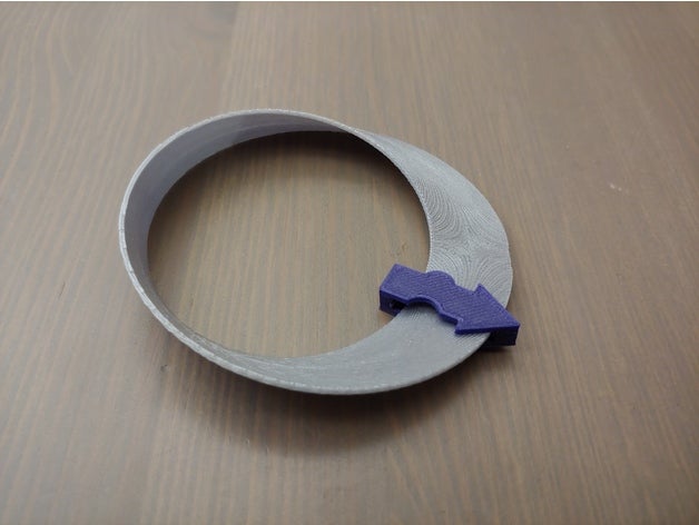 mobius strip seta 3D print model - Mito3D