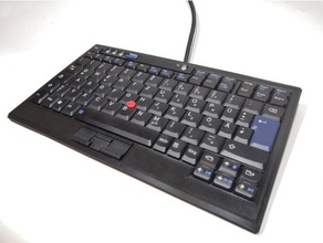 thinkboard özel klavye lenovo teensy thinkpad x61 3d print model - Mito3D