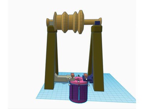 spoolholder bobine attache barre frankensbox dedibot moira 3d print model - Mito3D