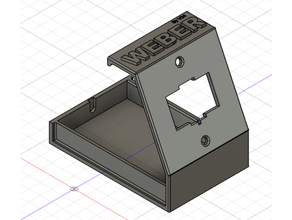 igrill3 holder v6 mfigh Halter igrill weber grill 3d print model - Mito3D