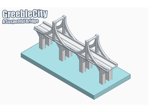 greeblecity suspensful pont 3d print model - Mito3D