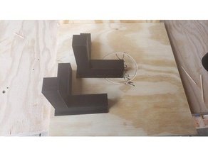 angle square 3 leg 3d print model - Mito3D