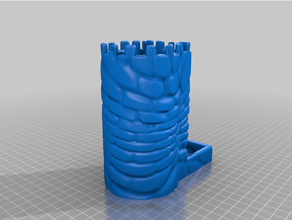 dice tower res tijolo dados torre 3d print model - Mito3D