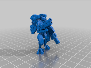 épico spacesuits battlesuit escala épica epic40k riptide tau 3d print model - Mito3D