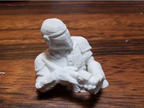 mandaloriennes l'enfant remix facile d'impression bébé yoda 3d print model - Mito3D