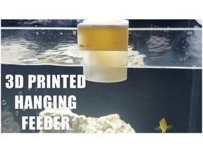 hanging fish feeder fishtank 3d print model - Mito3D