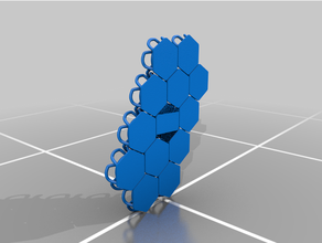 hexagonal tela 3d print model - Mito3D
