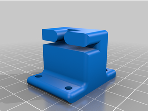 axis belt mount diye carriage plate upgrade 3d print model - Mito3D