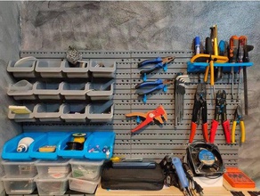 pegboard Bein latch Typ 3d print model - Mito3D
