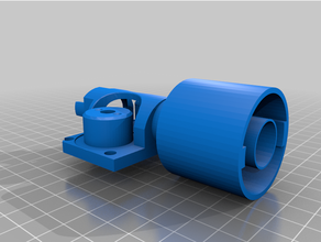 nerf barrel extension Schwungräder mod stryfe 3d print model - Mito3D