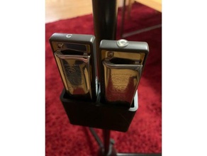 hohner armonica 2 supporto k m stand microfono 3d print model - Mito3D