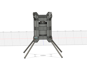 controlo vetor impulso lander drone flysky 3d print model - Mito3D