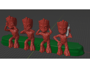wise groot Handy anfordern groots 3d print model - Mito3D