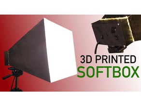 photographie softbox 2x e27 ampoule 3d print model - Mito3D