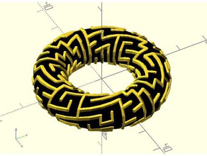 torus maze game 3d print model - Mito3D
