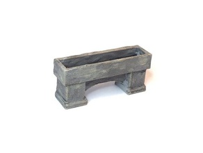 stone horse trough 28mm dnd dungeons dragons pathfinder rpg scatter terrain 3d print model - Mito3D