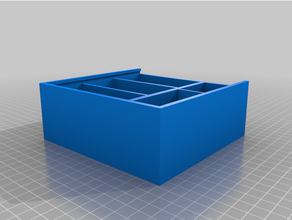 evrensel kutu kayar kapaklı kutusu sıralama oyun gamebox depolama universalbox universaldevice 3d print model - Mito3D