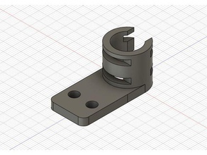 guía cable soporte 3d print model - Mito3D