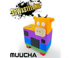 muucha vaca alcancía banco monedas hucha dinero piggy sakata 3d 3d print model - Mito3D