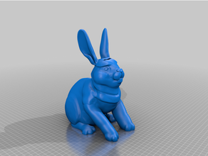 rabbit piggybank stl kids money holder box piggy bank savings file 3d print model - Mito3D