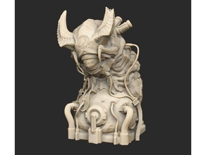 giant ritual demon fetus doom 2016 hell huge massive sacrifice 3d print model - Mito3D