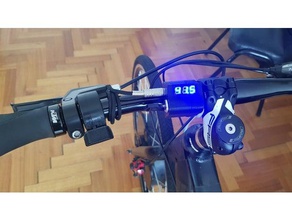 personnalisé vélo électrique démarreur voltmètre 3d print model - Mito3D