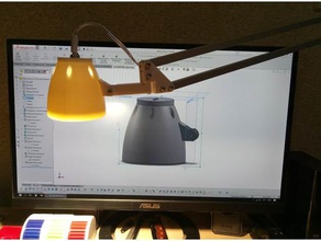 artikulieren led Lampe arm Kamera Mikrofon 3d print model - Mito3D