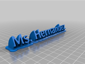 sweeping plate customized 3d print model - Mito3D