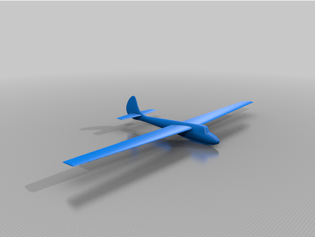 air100 rc glider gliders 3D print model - Mito3D