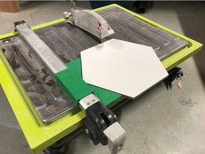 ryobi molhado hexágono rip cerca guia corte peso papel ferramenta ferramentas 3d print model - Mito3D