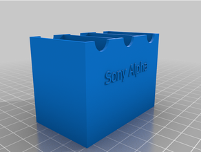 sony alpha akkubox a77 accu akku box Kamera kamera minolta 3d print model - Mito3D
