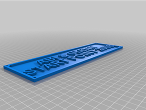 personalizado tren signos 3d print model - Mito3D